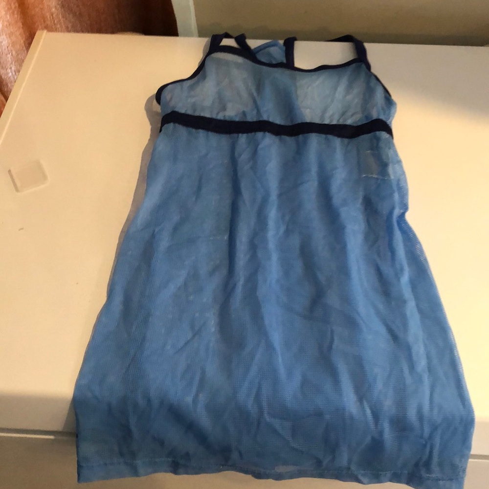 Girls size M mesh tank style mesh cover up